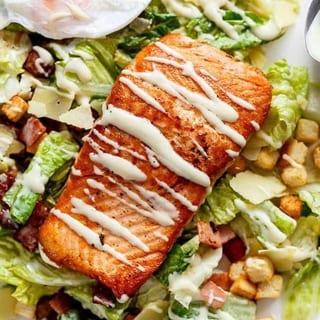 Salmon Caesar Salad